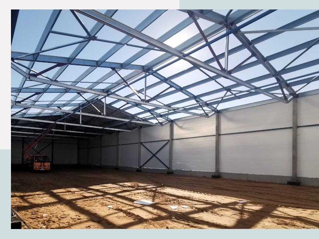 Строительство сенохранилищ в Кушве