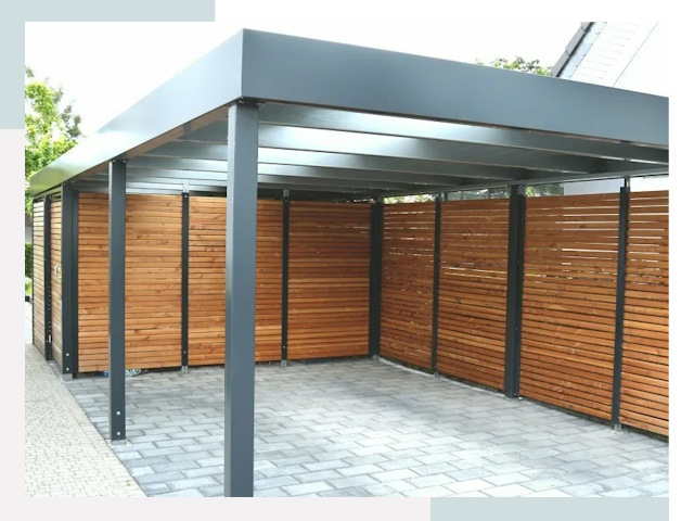 Навесы для парковки в Кушве