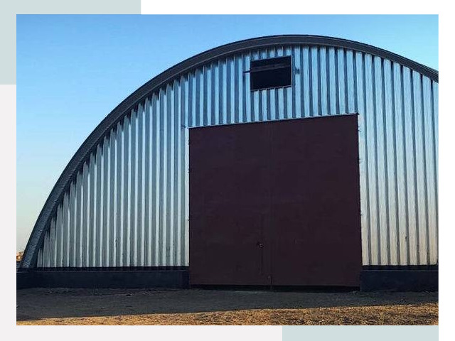 Бескаркасные ангары в Кушве