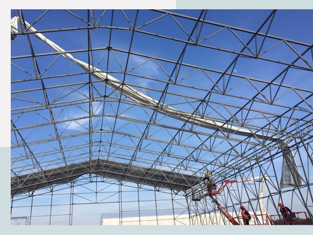 Шатровые ангары от 616 руб. в Кушве и Свердловской области