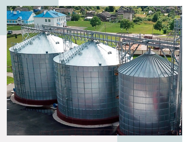 Металлические силосы в Кушве