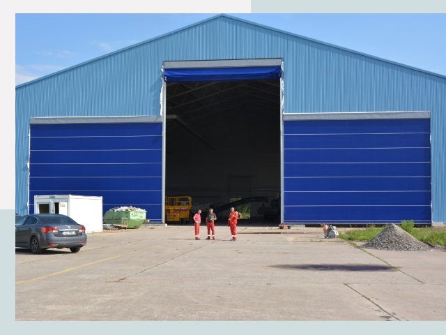 Ангарные ворота в Кушва от СтальСтрой-Кшв по цене 616 руб.