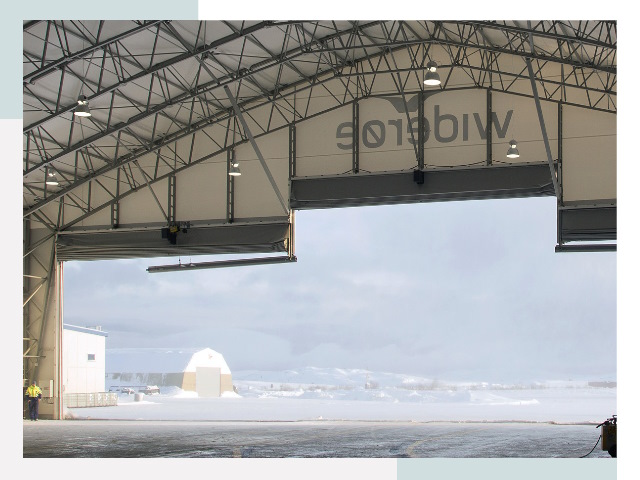 Ворота для ангаров в Кушве