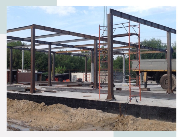 Фундамент для ангаров в Кушве